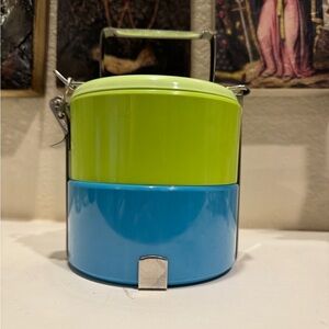 GoldFish Brand‎ Melamine Bento Tiffin Carrier Vintage Snack